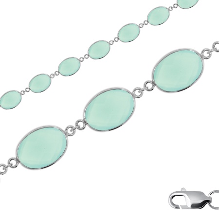 Купить браслет из серебра с агатами