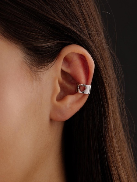 Серьги из серебра без вставок