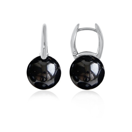 Серьги из серебра с агатом 2340394318-20 от KRASNOE, металл Серебро, вставка Агат