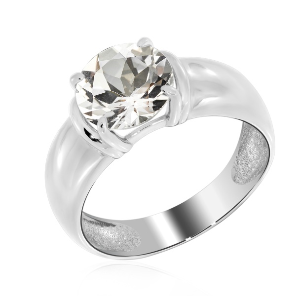 Купить кольцо из серебра с хрусталём в интернет-магазине KRASNOE