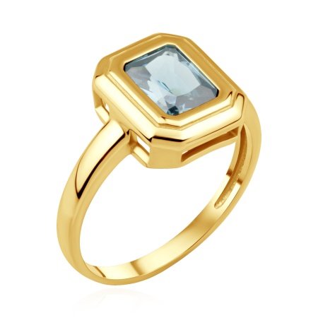 Купить кольцо из серебра с топазом в интернет-магазине KRASNOE