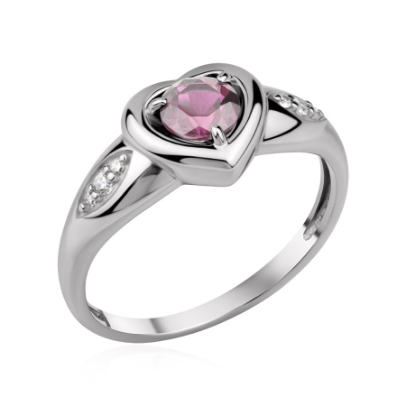 Купить кольцо из серебра с фианитами в интернет-магазине KRASNOE