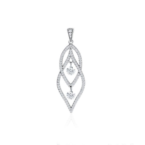 Купить подвеска из серебра с фианитами Купить подвеска из серебра с фианитами