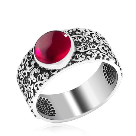 Купить кольцо из серебра с агатом в интернет-магазине KRASNOE Купить кольцо из серебра с агатом в интернет-магазине KRASNOE