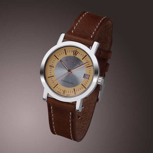 Часы из серебра без вставок