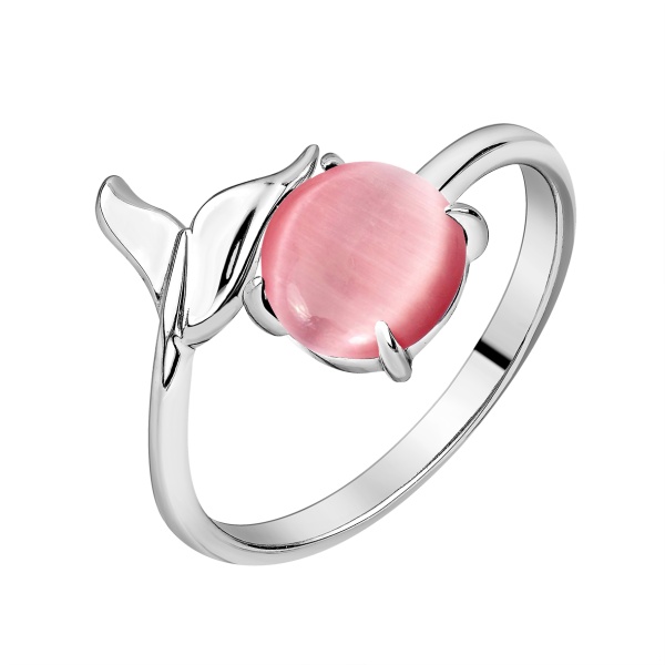 Купить кольцо из серебра с кошачий глазом в интернет-магазине KRASNOE