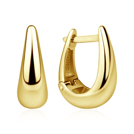 Серьги из серебра без вставок