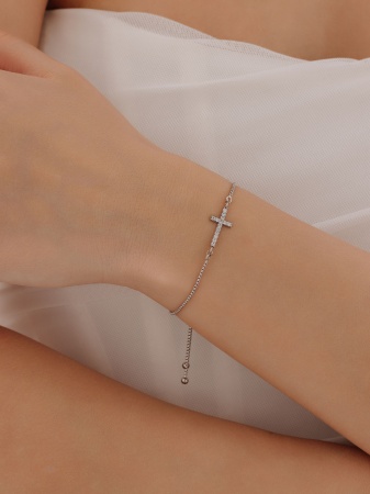 Купить браслет из серебра с фианитами Купить браслет из серебра с фианитами