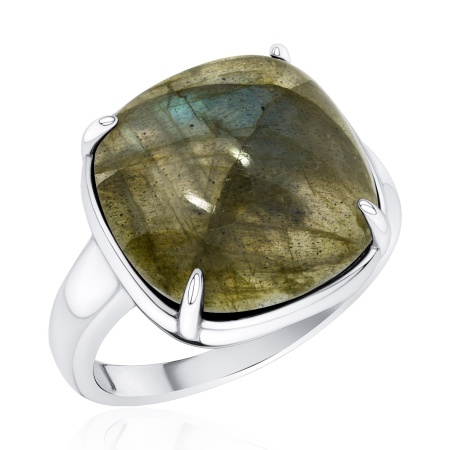 Купить кольцо из серебра с лабрадоритом в интернет-магазине KRASNOE Купить кольцо из серебра с лабрадоритом в интернет-магазине KRASNOE