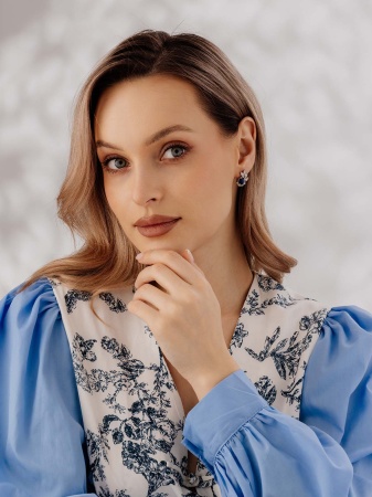 2340946334-8 Серьги (Ag 925)