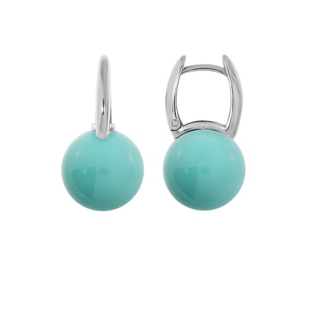 Серьги из серебра с жемчугом