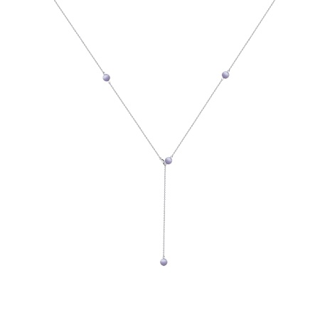 Колье из серебра с агатами 8340396213-4-84