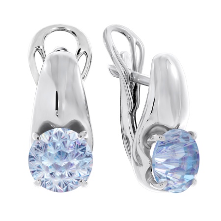 Серьги из серебра с фианитами 2340201115-79 от KRASNOE, металл Серебро, вставка Фианит