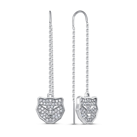 Серьги из серебра с1416018 от KRASNOE, металл Серебро, вставка Фианит