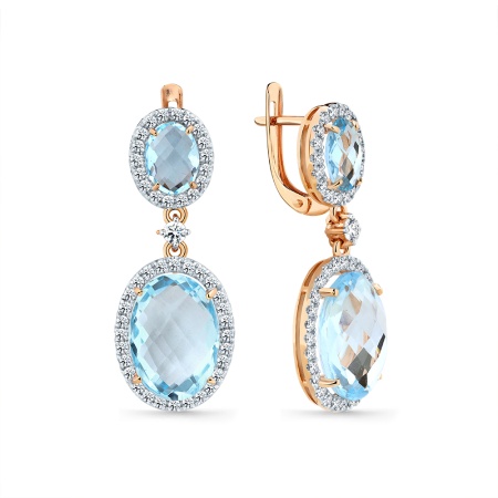 Серьги из золота без вставок 02-3-621-0101-011 от KRASNOE, металл Золото, вставка 