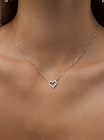 Колье из серебра с фианитами 8340205284л-9-38