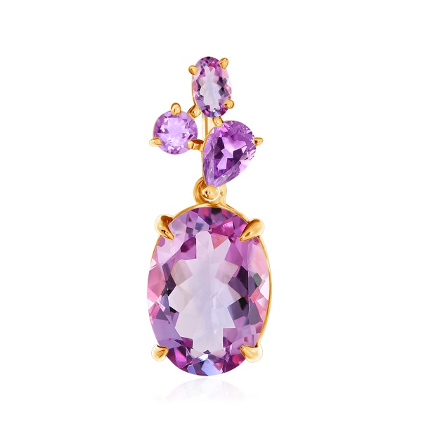 Купить подвески из серебра с аметист Купить подвески из серебра с аметист