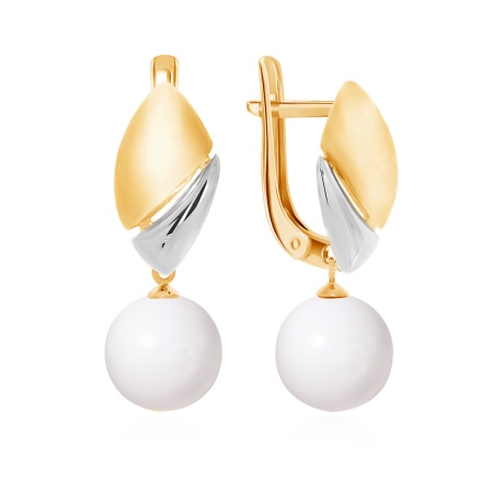 Серьги из серебра с агатами 2329390900-10 от KRASNOE, металл Серебро, вставка Агат