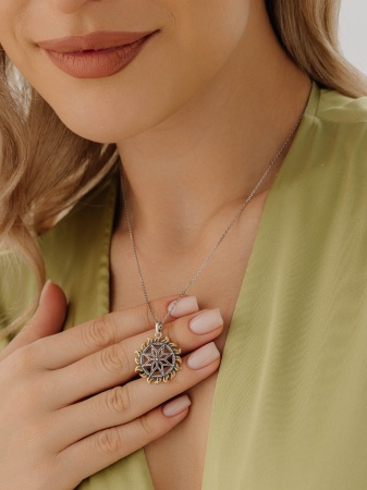 Купить подвеска из серебра без вставок