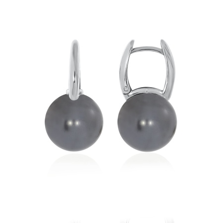 Серьги из серебра с жемчугом со скидкой