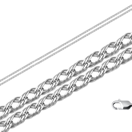 Купить цепь из серебра без вставок