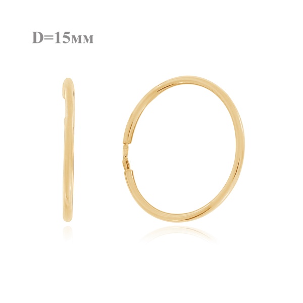 Серьги из серебра без вставок