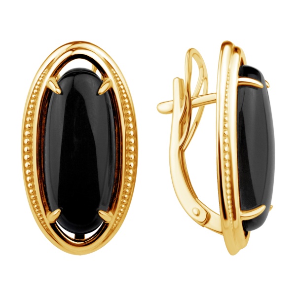 Серьги из серебра с агатами в ювелирном интернет-магазине