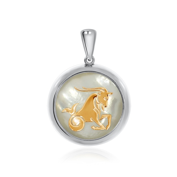 Купить подвеска из серебра с перламутром