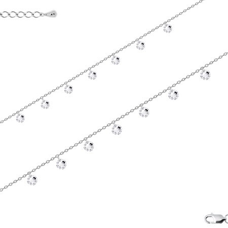 Купить браслет из серебра с фианитами Купить браслет из серебра с фианитами
