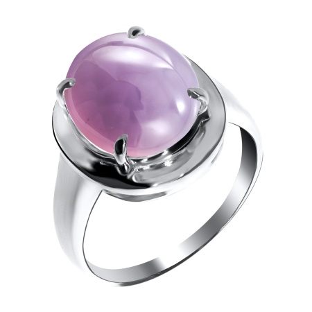 Кольцо из серебра с натуральным корундом со скидкой