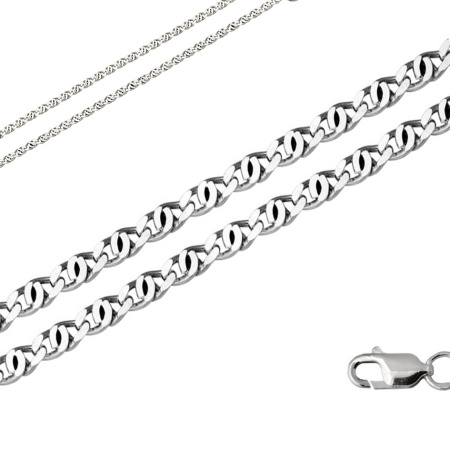 Купить цепь из серебра без вставок