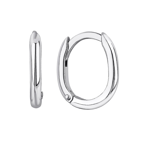 Серьги из серебра без вставок