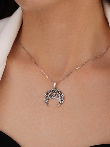 Купить подвеска из серебра без вставок