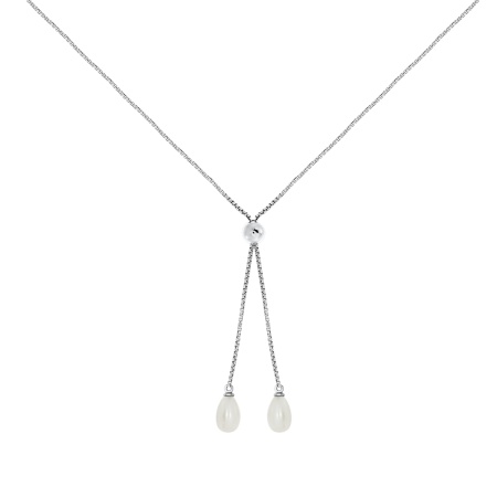 Колье из серебра с жемчугом 8340242649-75