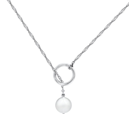 Колье из серебра с хрусталём 8340521483-65