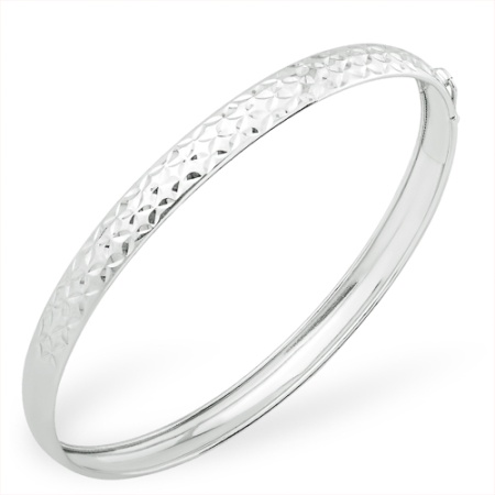 Купить браслет из серебра без вставок