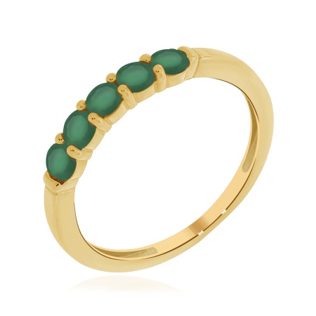 Купить кольцо из золота с агатами в интернет-магазине KRASNOE