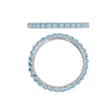 Кольцо из серебра с топазом со скидкой