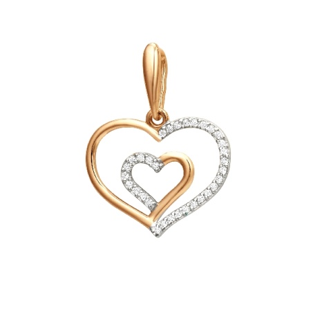 Купить подвеска из золота с фианитом