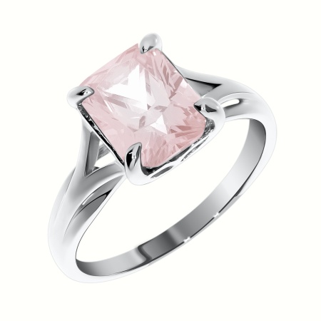 Кольцо из серебра с кварцем со скидкой