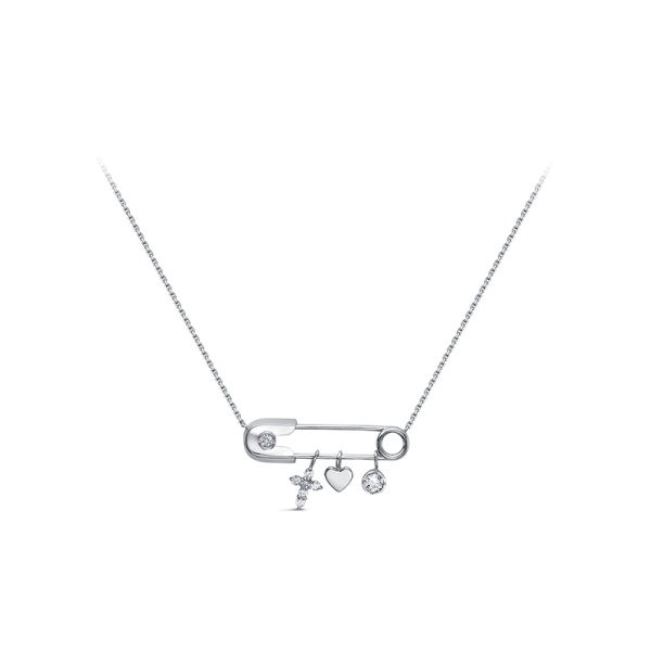 Колье из серебра