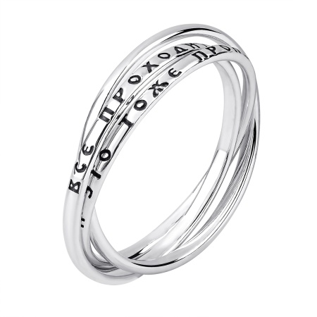 Купить кольцо из серебра без вставок в интернет-магазине KRASNOE