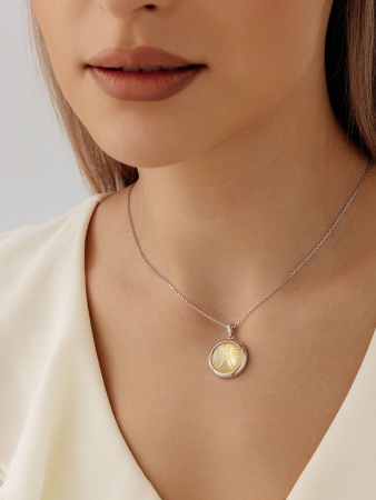 Купить подвеска из серебра с перламутром