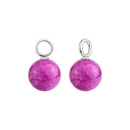 Купить подвески на серьги из серебра с агатом
