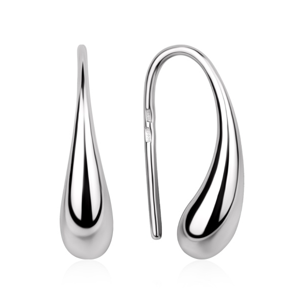 Серьги из серебра без вставок в ювелирном интернет-магазине