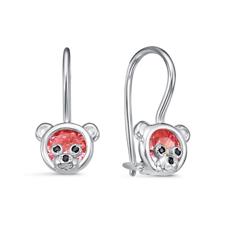 Серьги из серебра без вставок с1203922 от KRASNOE, металл Серебро, вставка 