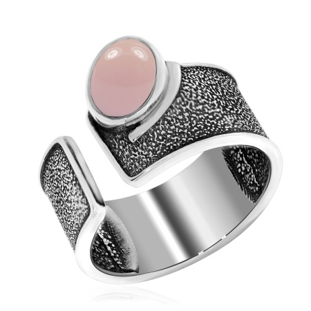 Купить кольцо из серебра с агатом в интернет-магазине KRASNOE