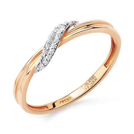 Кольцо из золота с бриллиантами