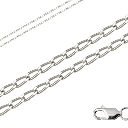 Цепь из серебра без вставок