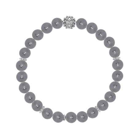 Купить браслет из серебра с жемчугом